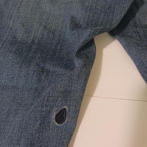 Volcom Size 30 jeans True To This Legging Ankle Fit stretch, distressed - Picture 5 of 8